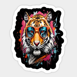 Tiger King Sunglasses Sticker